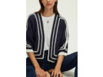 Gilet en crochet bicolore - JOYA
