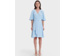 Robe Russel Bleu Ciel en Polyester