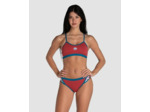 Maillot de bain 2 pièces arena Performance Icons Cross Back Solid pour femmes