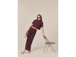 Pantalon Paquita Chocolat en Coton