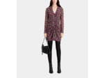 Robe Imprimée Courte Avec Fronces multicolor