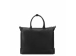 Le cuir lisse sac cabas zippe