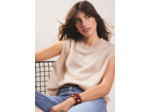 Pull sans manches en cachemire