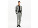Veste de costume en pied de poule noir et blanc black grey