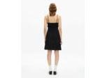 Robe courte a bretelle a dentelle black