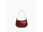 Petit sac bandoulière Pia en cuir lisse