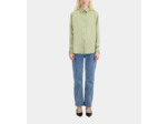 Chemise Vert Clair En Soie Satin kaki grey