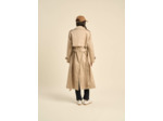 Trench long ceinturé