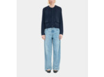 Cardigan En Laine Bleu Marine bleu
