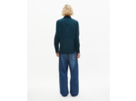 Chemise à petits carreaux marine et verte bleu