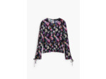 Blouse À Manches Longues En Tissu – Femme