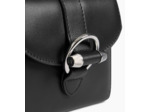 Porte cartes à bandoulière amovible Pia en cuir lisse
