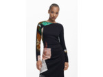 Robe À Manches Longues En Tissu – Femme