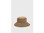 Chapeau en raphia bicolore - LUCIA