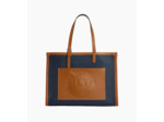 Grand sac cabas Le 125 en cuir grainé