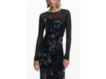 Robe À Manches Longues En Maille – Femme