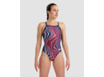 Maillot de bain arena Performance Marbled Light Drop Back pour femmes
