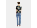 Top Manches Courtes Noue light pink / dark navy