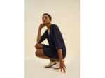 Robe courte col bijou