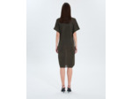 Robe en maille fine kaki