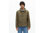 Parka courte à capuche kaki kaki