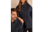 Blouson unisexe en laine AUDACIEUX
