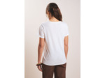 Tee-shirt col danseuse en coton modal