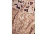 Grand tote bag en coton recyclé beige