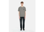 T-Shirt Blason À Rayures black / white
