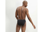 Lot de 3 slips noir Homme en coton stretch