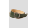 Ceinture Gigi Cactus en Cuir De Vachette