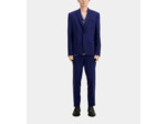 Veste De Costume Bleu Vif En Laine dark blue
