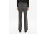 Pantalon tailleur droit en pied de puce noir et gris black