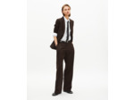 Veste tailleur en laine mélangée marron brown