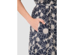 Jupe Junio bleu nuit en broderie anglaise