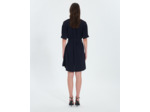 Robe courte en crêpe nocturne