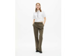 Pantalon large kaki