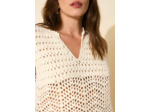 Pull sans manches col rond