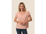 Tee-shirt rayé avec boutons épaules Giflia