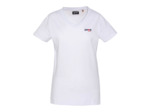 T-shirt col V avec broderie cœur