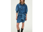 Robe courte et droite en denim - PANDORA