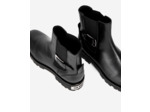Bottines chelsea en cuir noires black