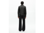 Blouson en cuir noir black