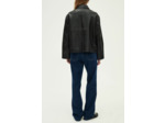 Blouson droit et large en cuir - ROSALYNE