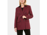 Blazer Pied De Poule Noir Et Rouge black - red