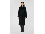 Manteau Mandy Noir en Laine