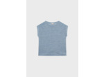 T-shirt en lin aux épaules froncées - GAIL