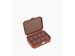 Coffret 8 montres fermoir T en cuir