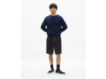 Short en jacquard marine navy