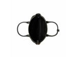 Le cuir graine sac cabas zippe